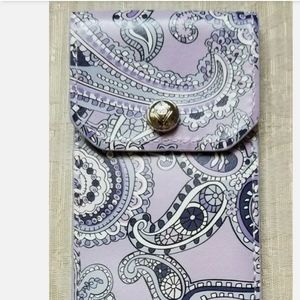 Vera Bradley Pen Pouch Bag 
DEEP NIGHT PAISLEY 
Sn